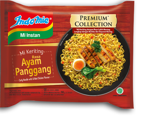 Indomie Curly Fried Noodle with Grilled Chicken Flavour