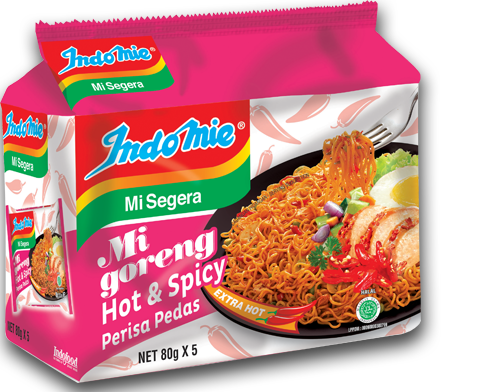 Indomie Mi Goreng Hot &amp; Spicy 5S
